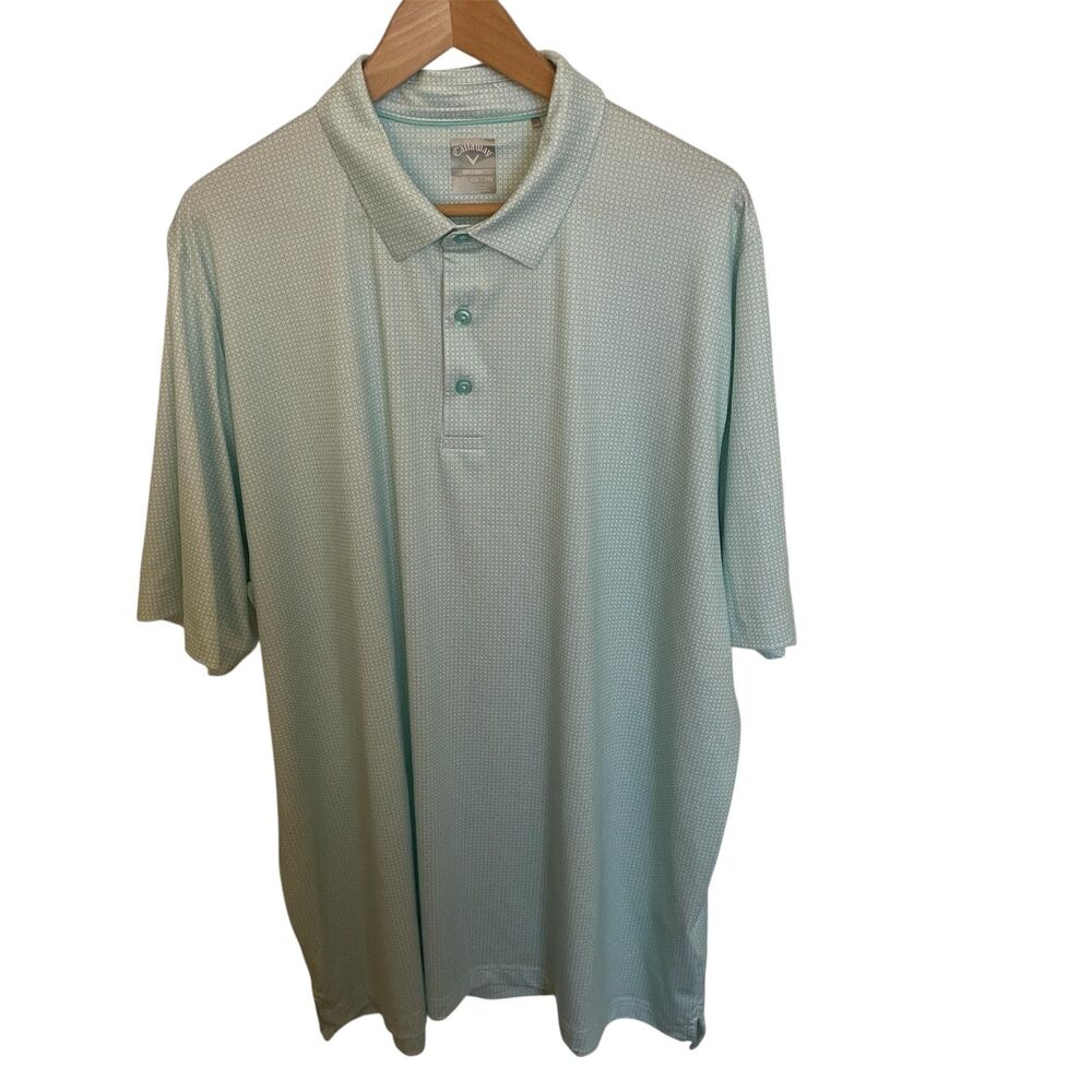 Callaway Opti Dri Mens Polo XXL 2XL Golf Short Sleeve Country Club Performance